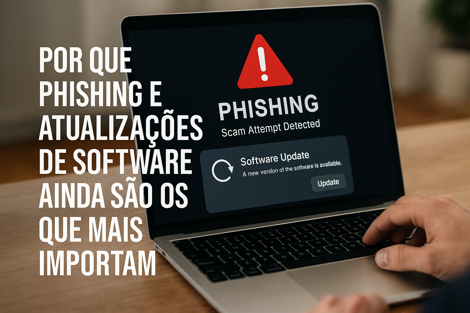 Por que phishing e atualizações de software ainda são os que mais importam